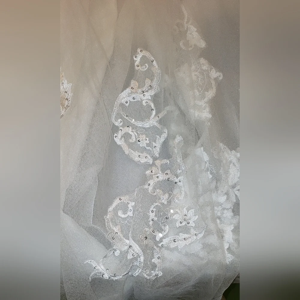 Nina Canacci Ivory Embroidered Wedding Dress - Picture 15 of 15